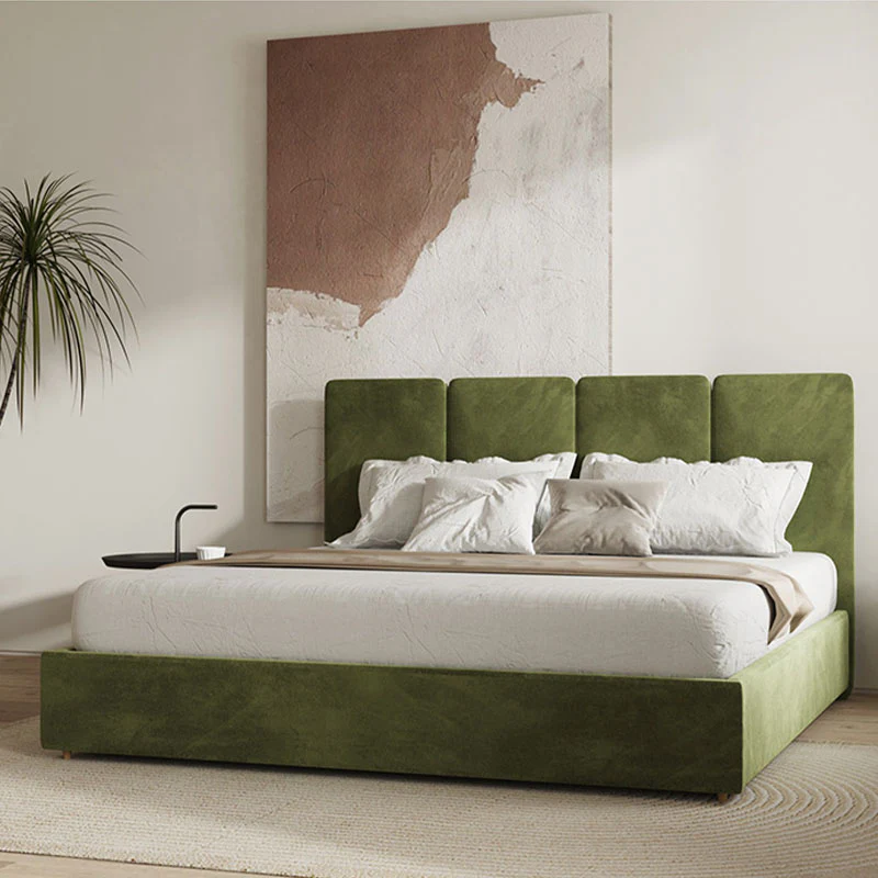 Denice King Size Bed, Super King Size Bed, Velvet - Image 3
