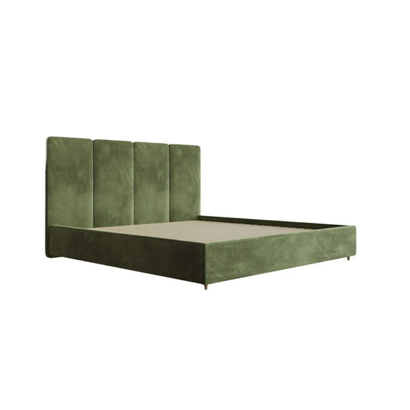 Denice King Size Bed, Super King Size Bed, Velvet - Image 4