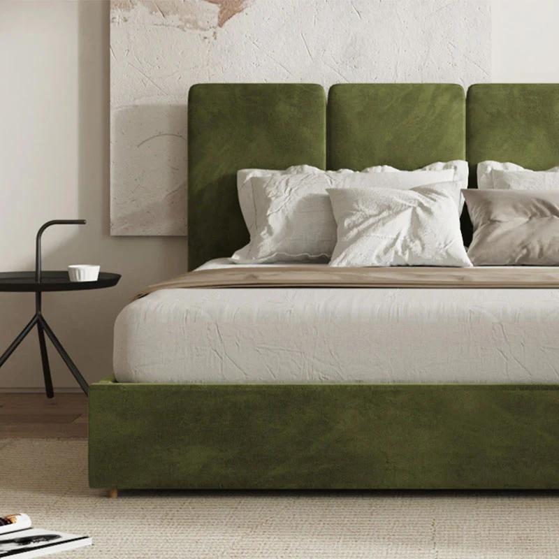 Denice King Size Bed, Super King Size Bed, Velvet - Image 5