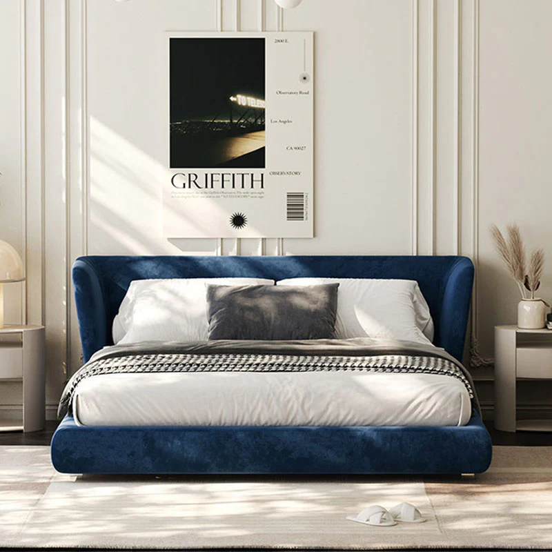 Diana King Size Bed, Super King Size Bed, Velvet - Image 6