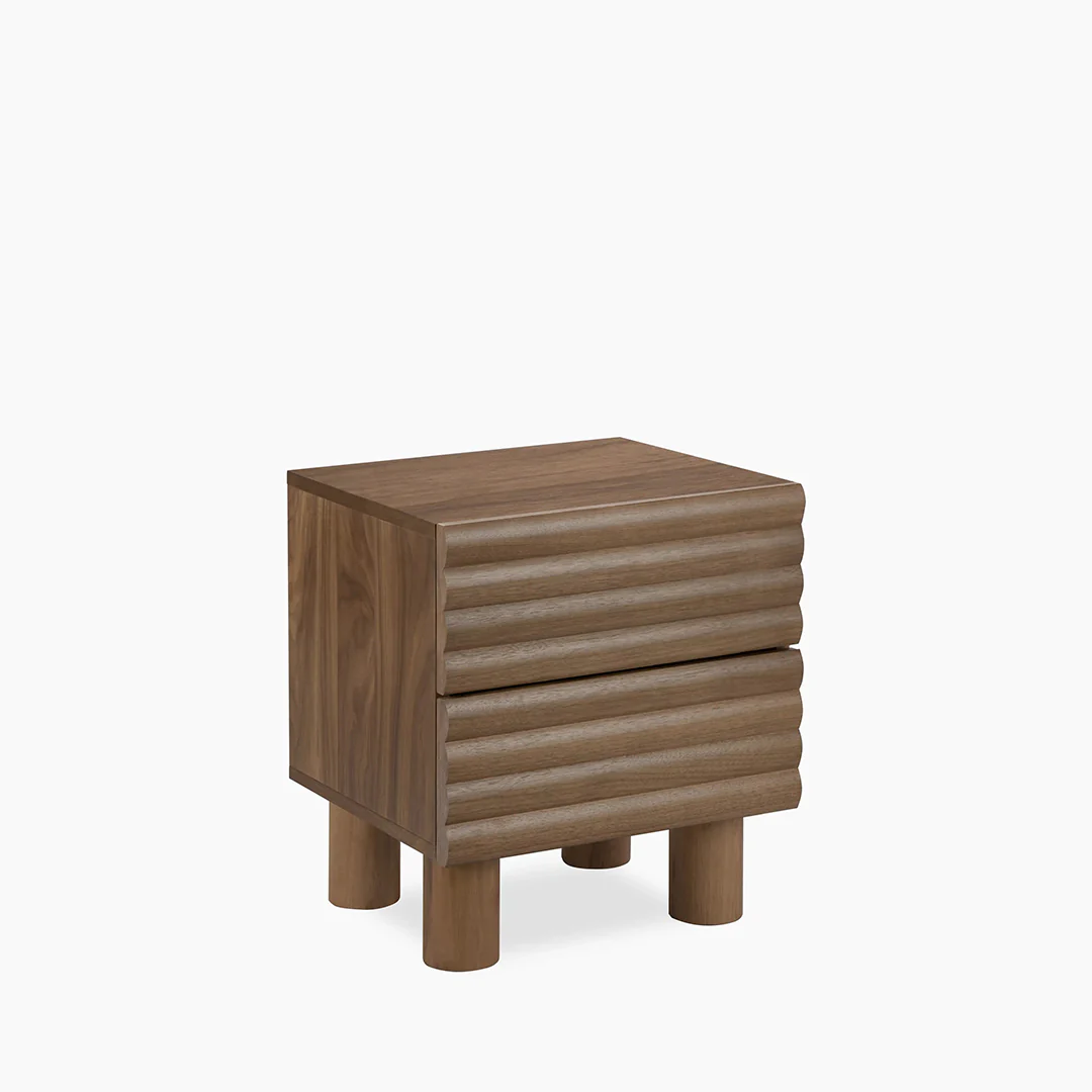 DiGiovanni 2 Drawer Bedside Table, Wood - Image 4