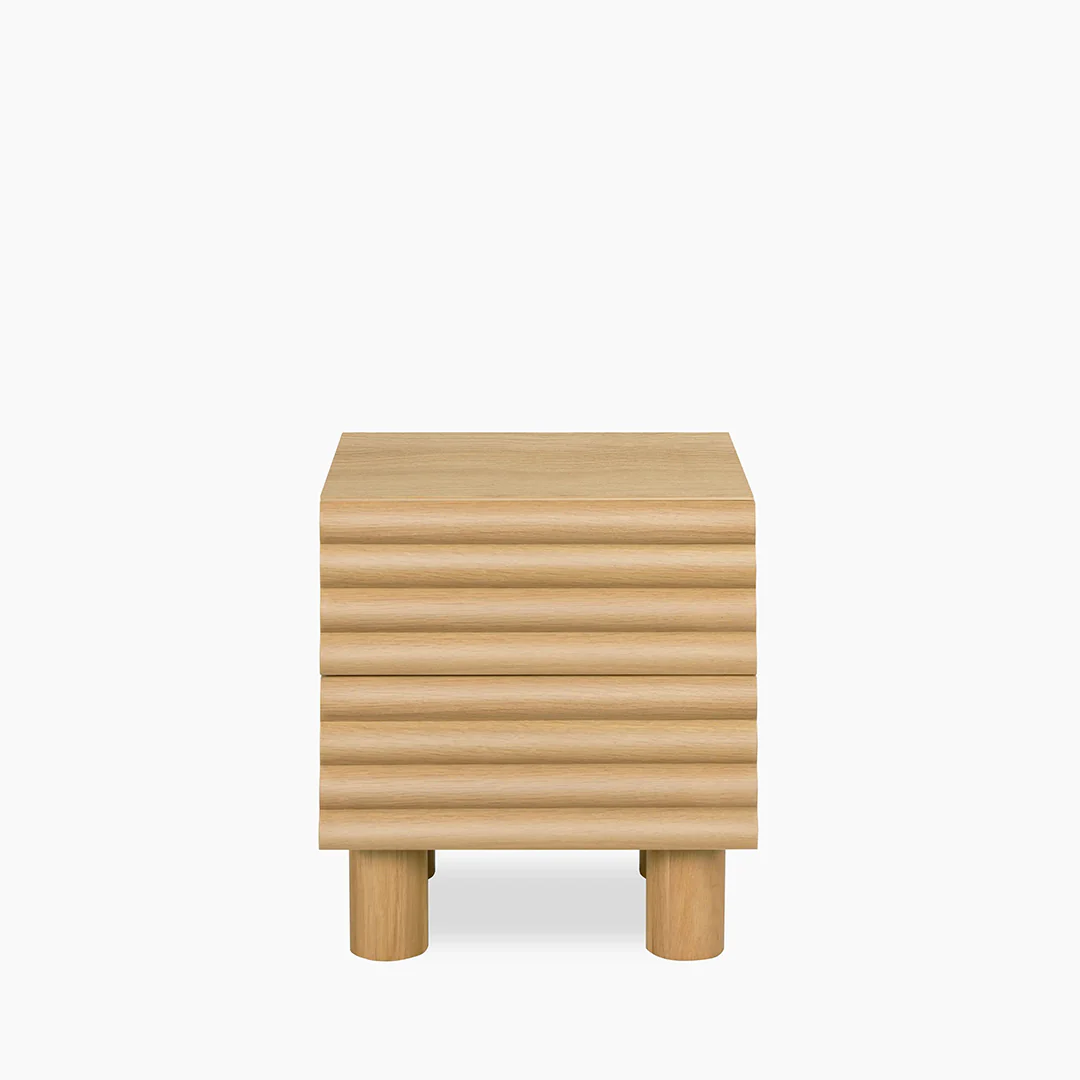 DiGiovanni 2 Drawer Bedside Table, Wood - Image 6