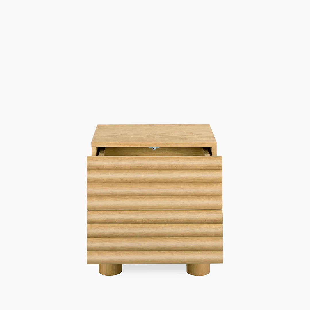 DiGiovanni 2 Drawer Bedside Table, Wood - Image 8