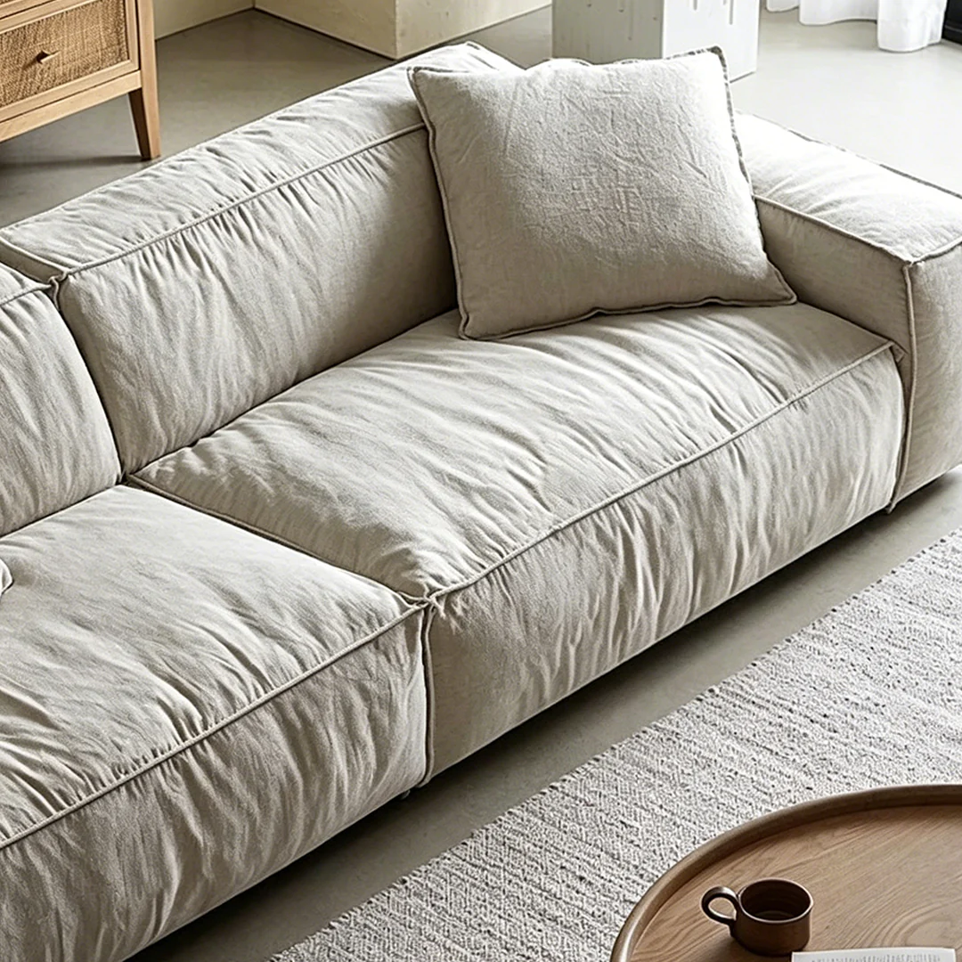 Dino Three Seater Sofa, Cotton Linen - Image 12