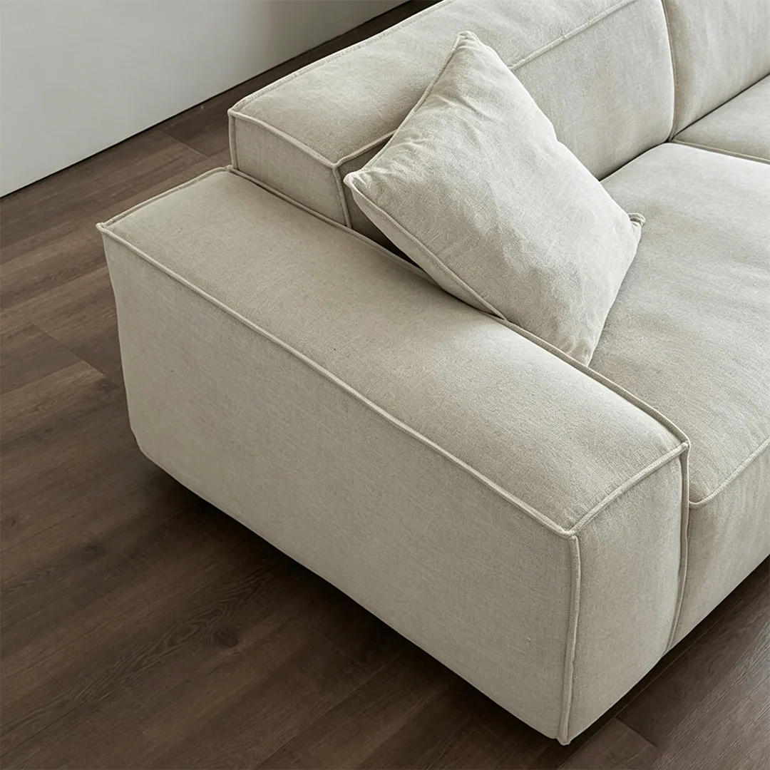 Dino Three Seater Sofa, Cotton Linen - Image 13