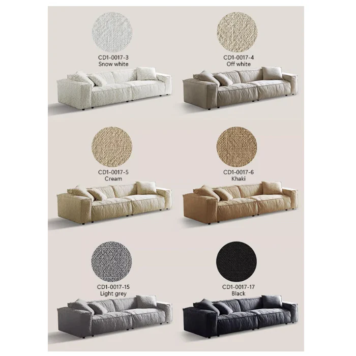 Dino Three Seater Sofa, Cotton Linen - Image 15