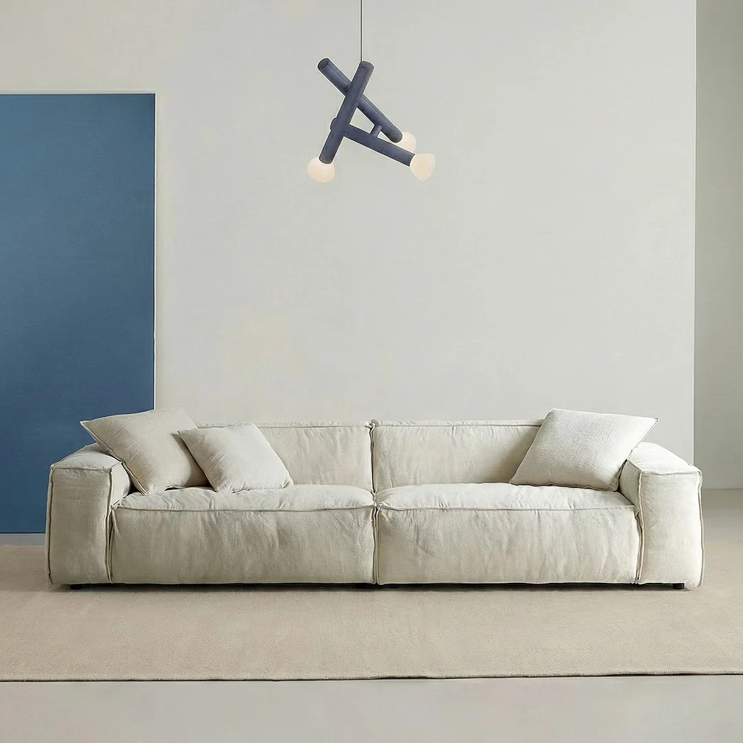 Dino Three Seater Sofa, Cotton Linen - Image 4