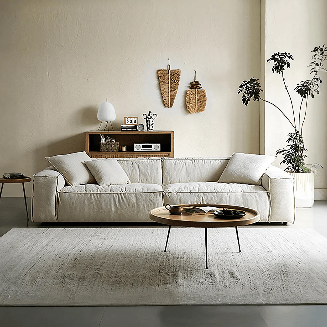 Dino Three Seater Sofa, Cotton Linen - Image 5