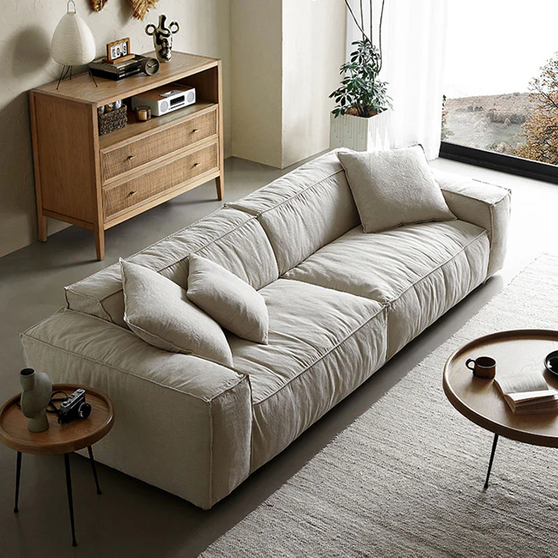Dino Three Seater Sofa, Cotton Linen - Image 7