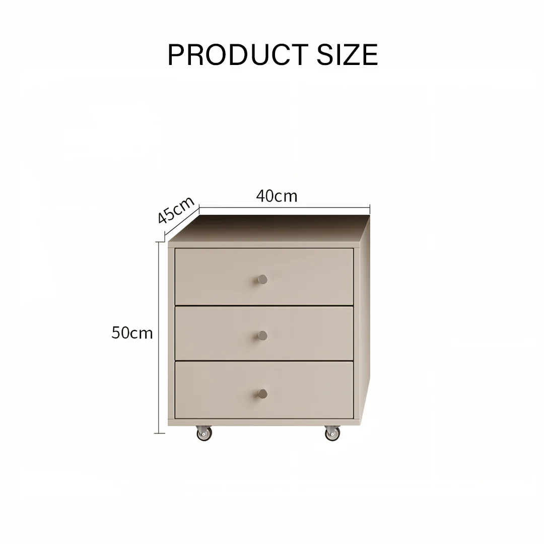 Dmitri Small Office Desk With Chest Of Drawers, Wood - Image 9