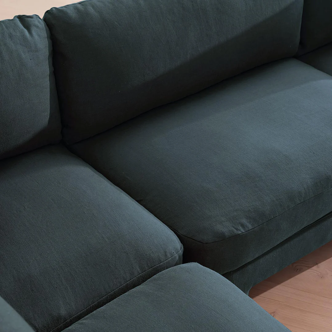 Dominguez L Shape Four Seater Sofa, Modular Corner Sofa, Boucle - Image 4