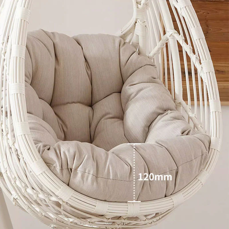 Dominic Rattan Garden Hanging Egg Chair with Stand, Indoor/ Outdoor Use - Image 6
