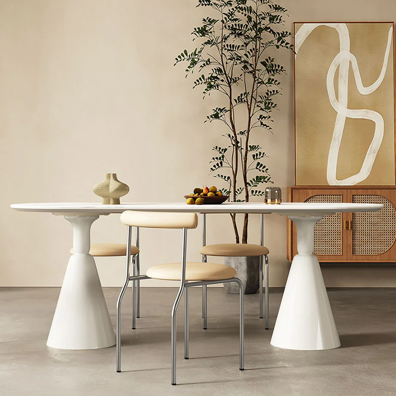 Doreen Dining Table, White - Image 3