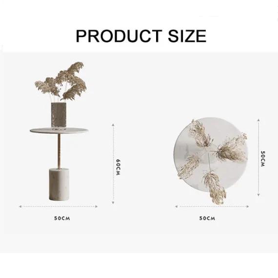 Dulcie Side Table, Marble - Image 7