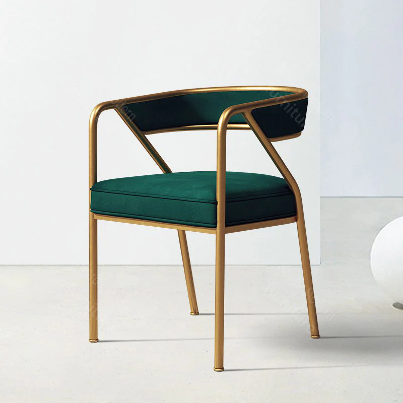 Dwight Dining Chair, Gold Legs - Image 4