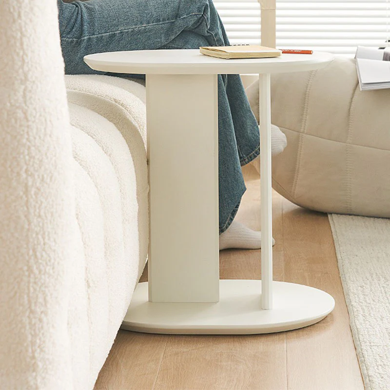 Ebenezer Side Table,  White - Image 3