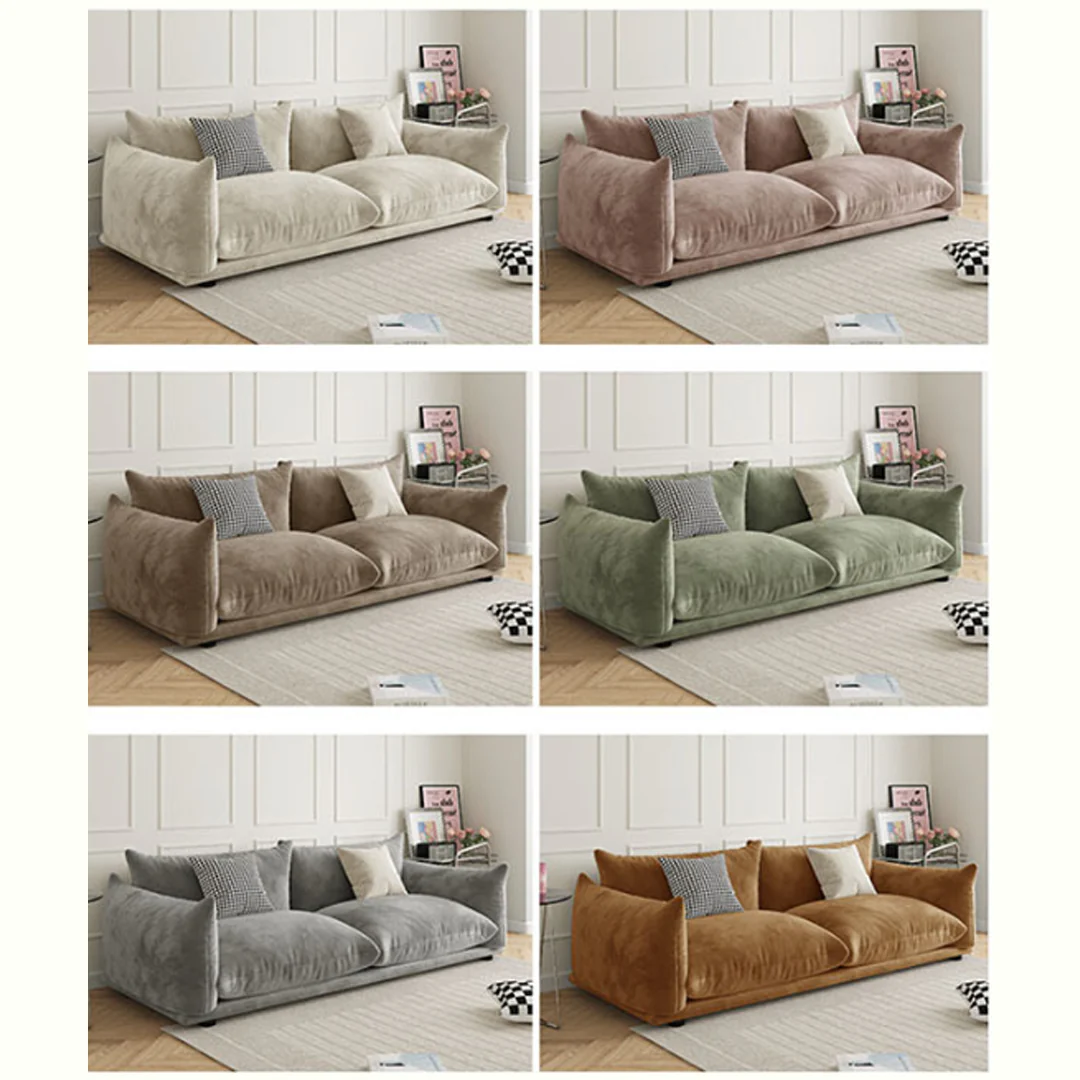 Editha Two Seater Sofa, Three Seater Sofa, Four Seater Sofa, Green Velvet - Image 11