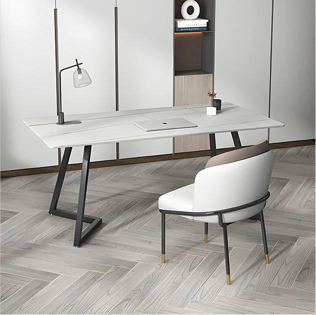Edmund Office Desk, Sintered Stone - Image 3