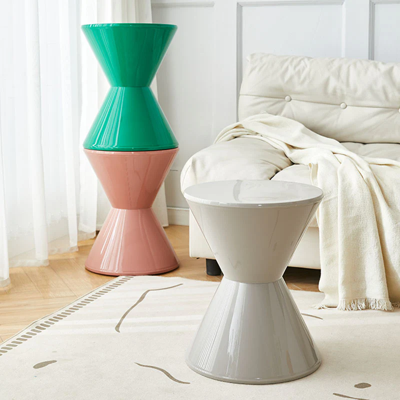 Edwin Hourglass Shoe Stool, Thickened Plastic - Image 3