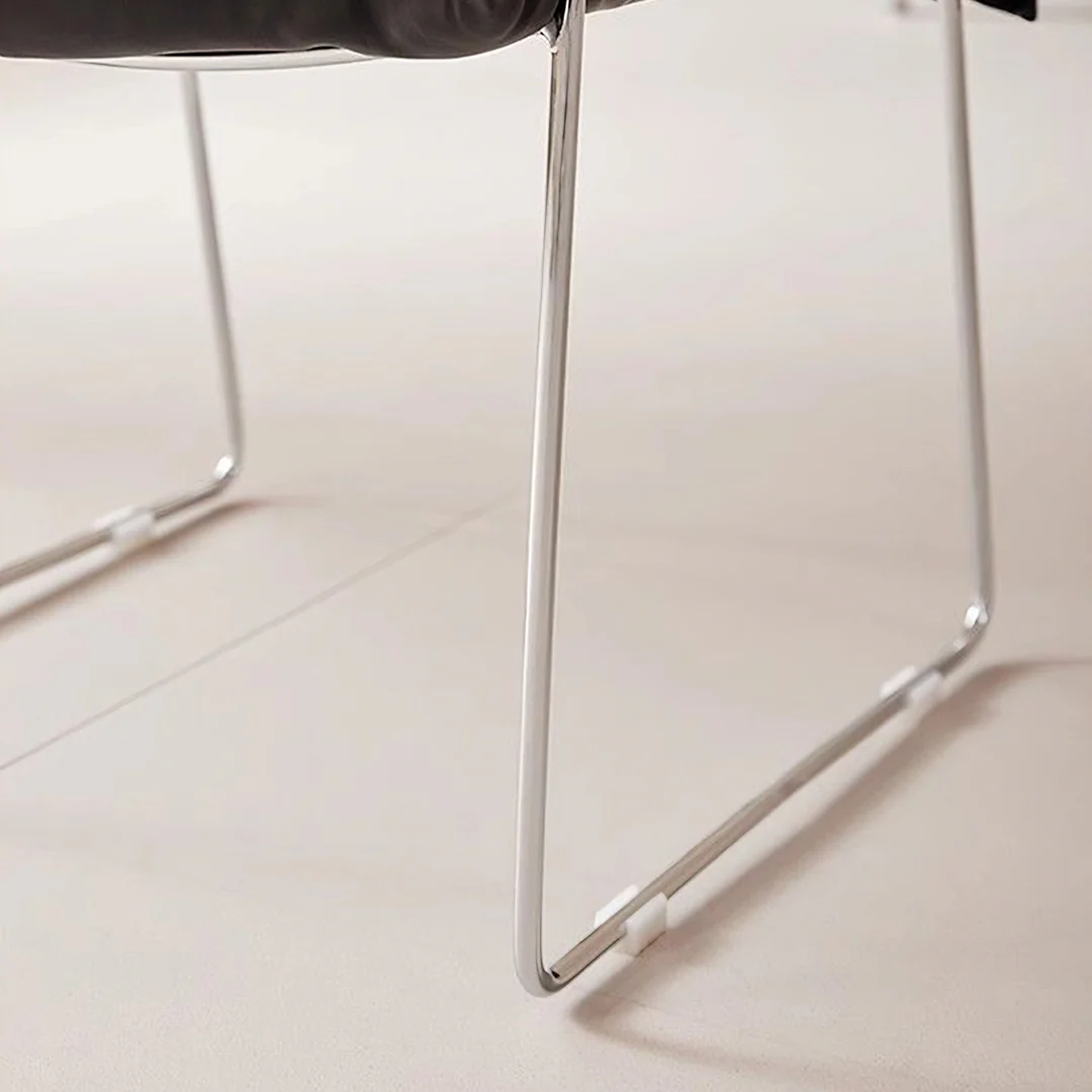Egan Dining Chair With Armrests, Leather - Image 8
