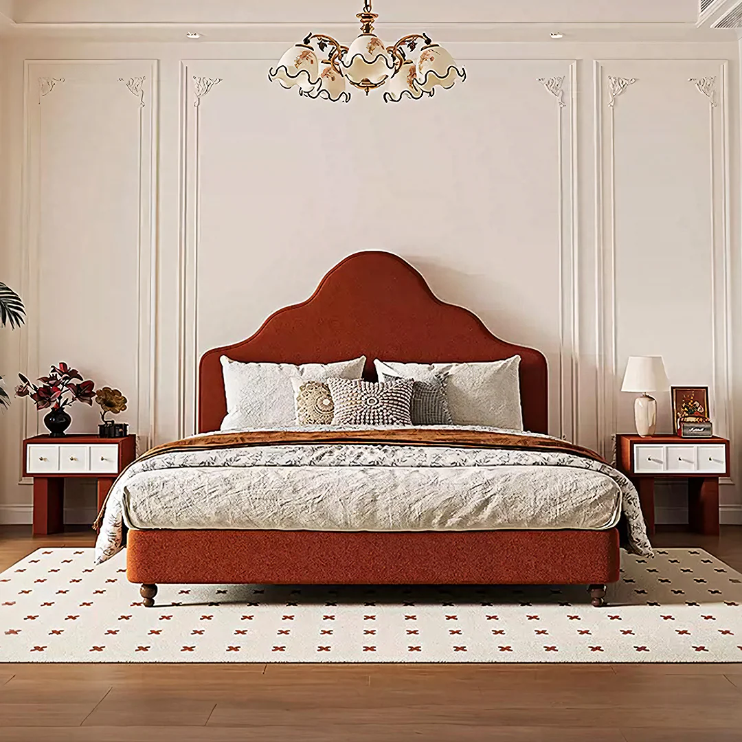 Elara Double Bed, King Size, Super King Size, Flannelette