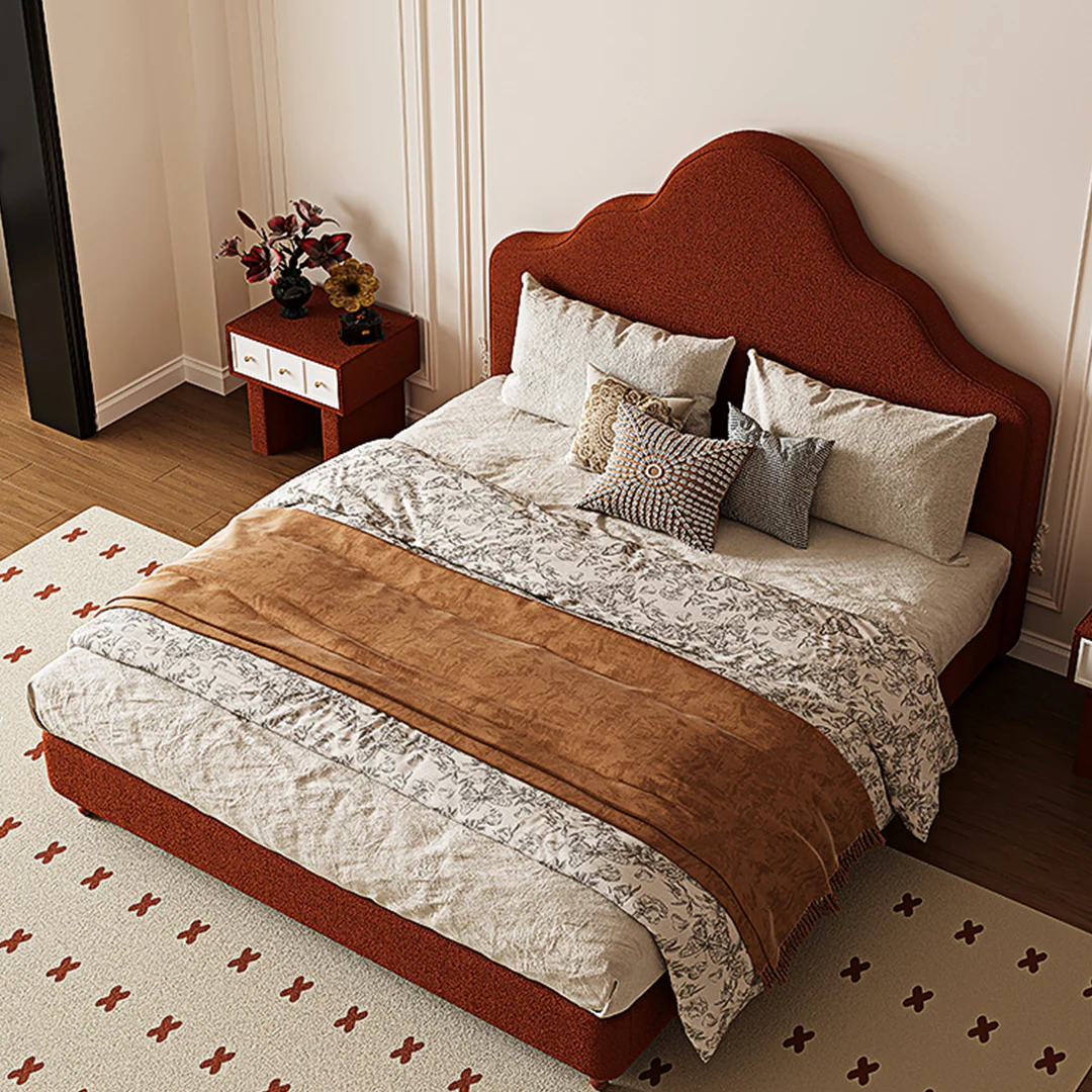 Elara Double Bed, King Size, Super King Size, Flannelette - Image 4