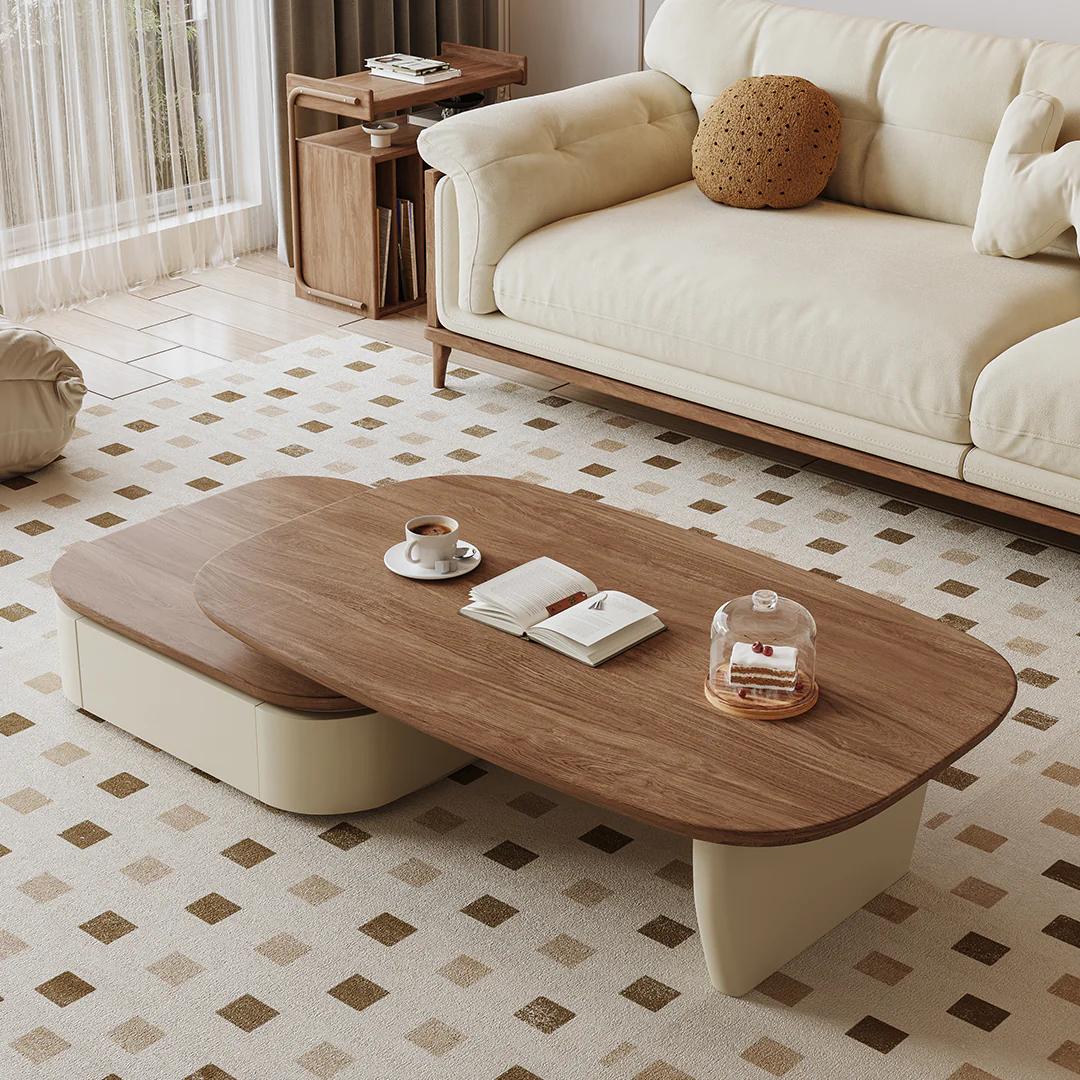 Elbaz Extendable Coffee Table Set With Storage - Image 3