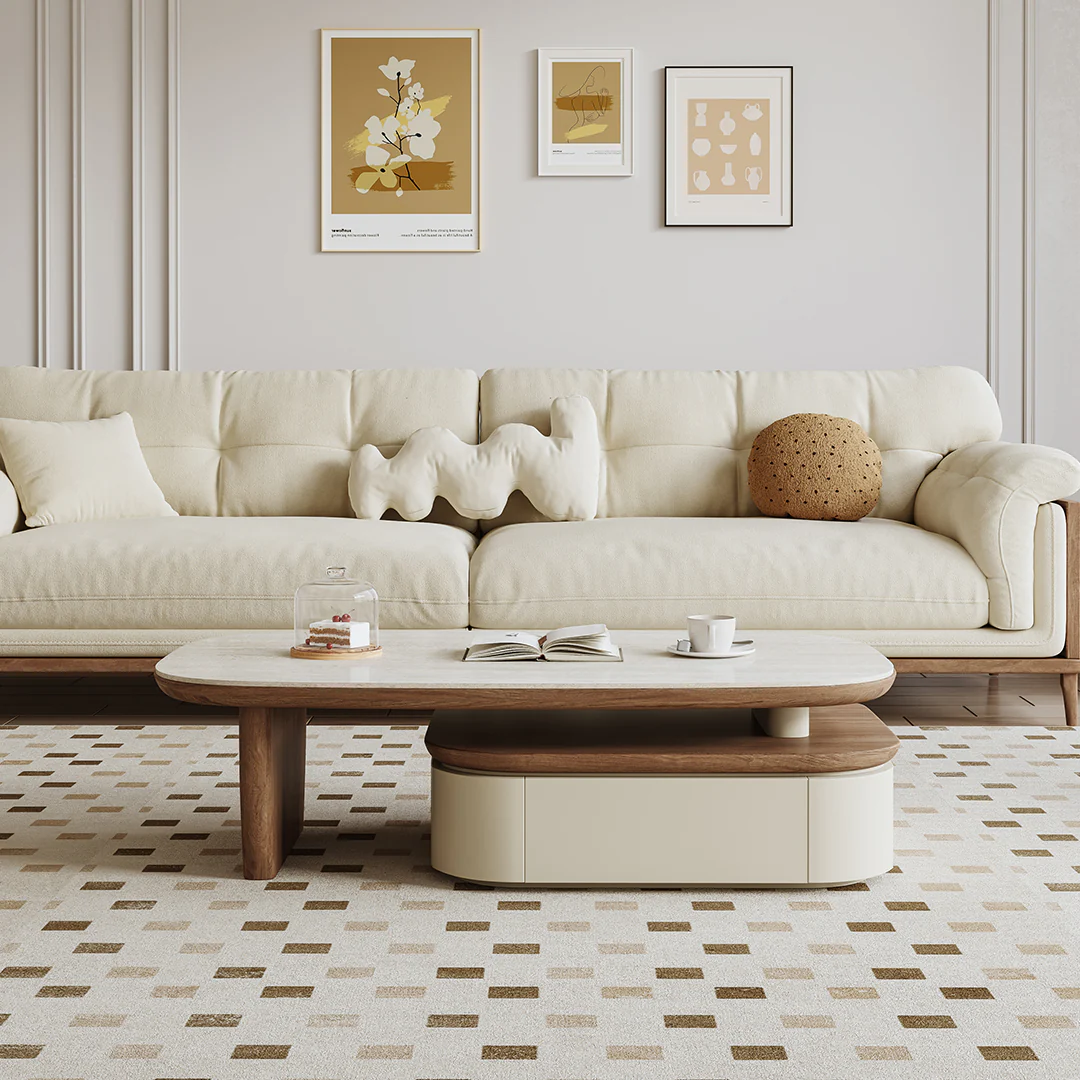Elbaz Extendable Coffee Table Set With Storage - Image 4