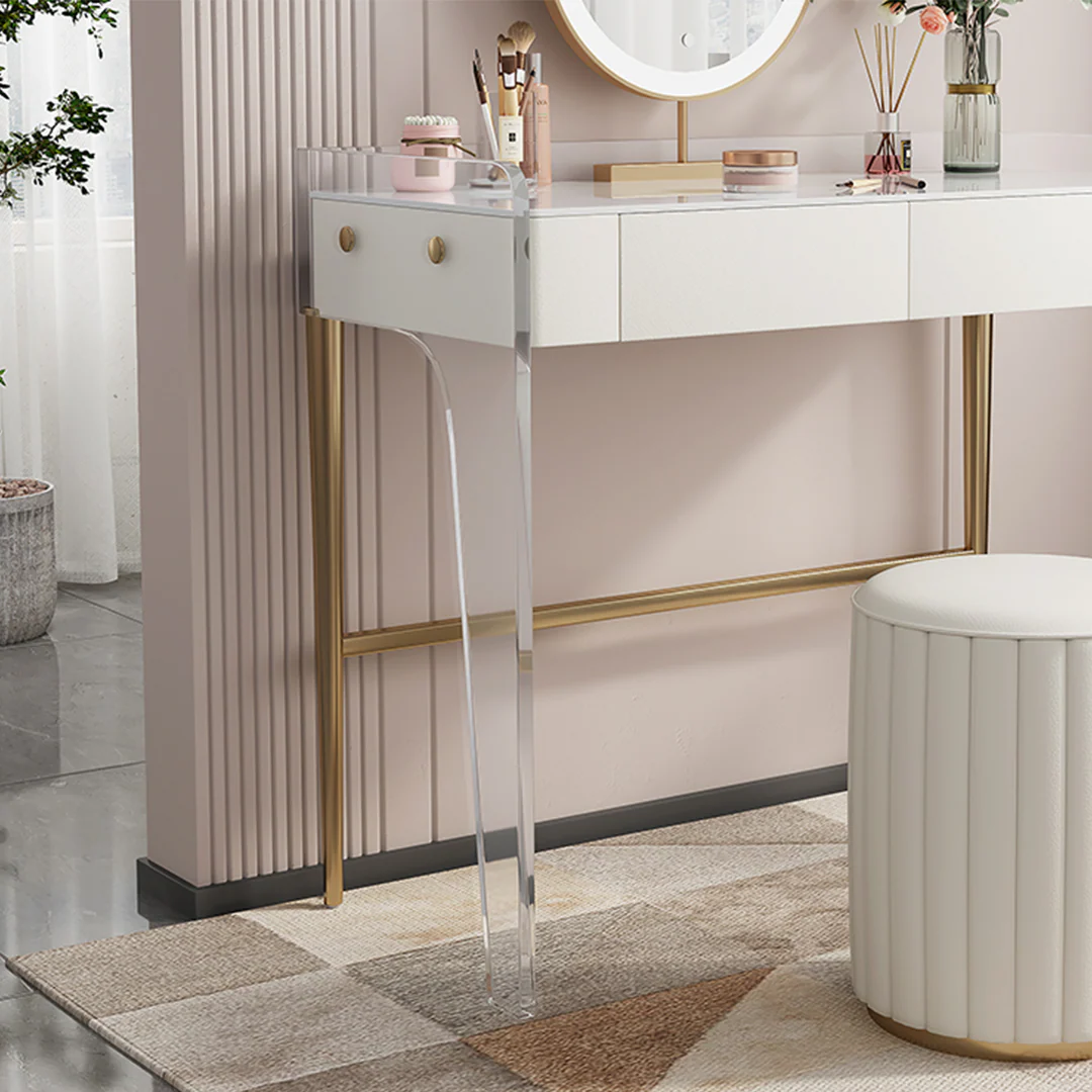 Elfriede Dressing Table, White - Image 3
