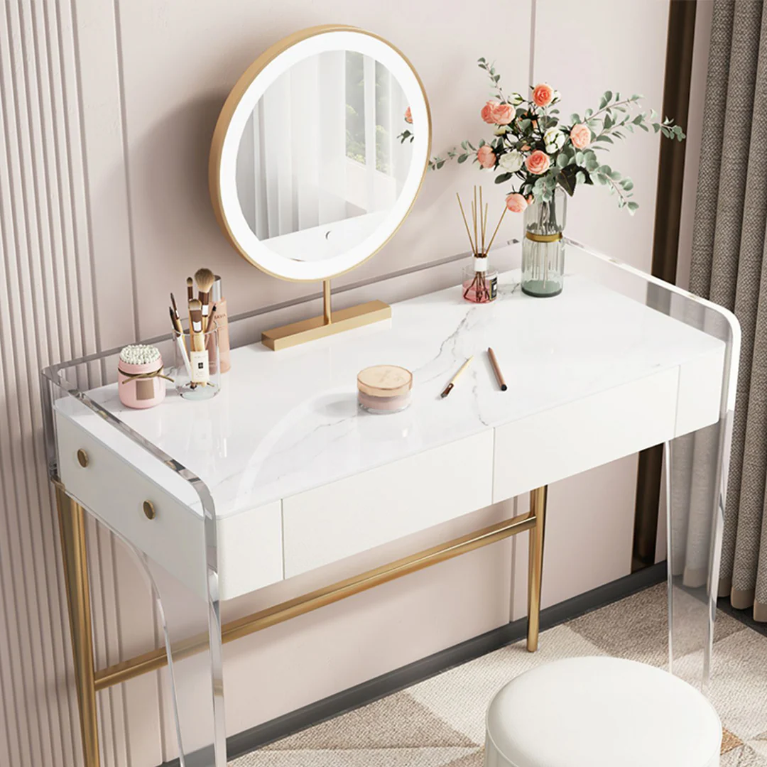 Elfriede Dressing Table, White - Image 5