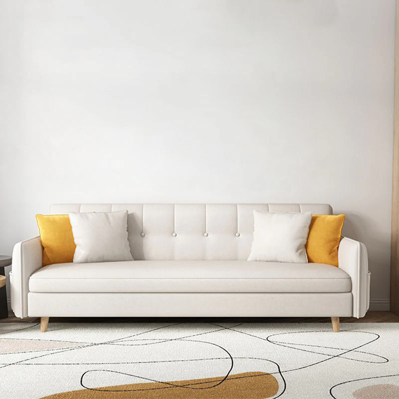 Elijah Four Seater Sofa Bed, Leathaire - Image 3