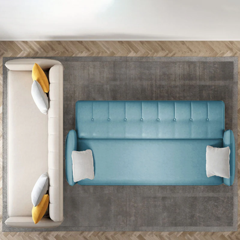 Elijah Four Seater Sofa Bed, Leathaire - Image 5