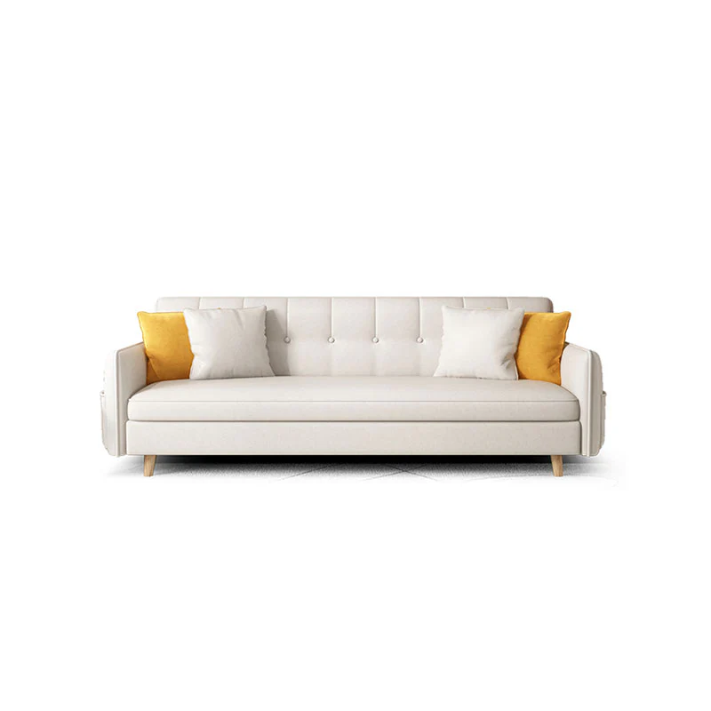 Elijah Four Seater Sofa Bed, Leathaire - Image 6