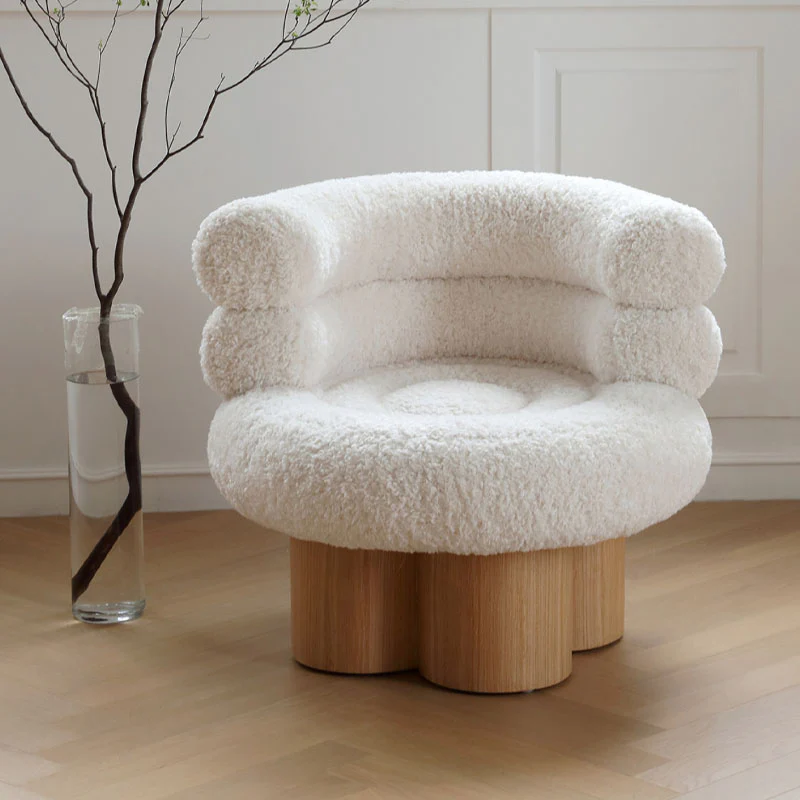 Enid Armchair, White Armchair - Image 2