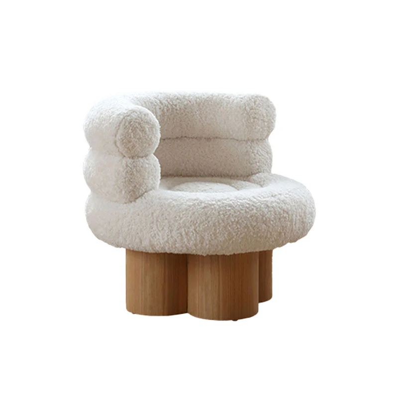 Enid Armchair, White Armchair - Image 3