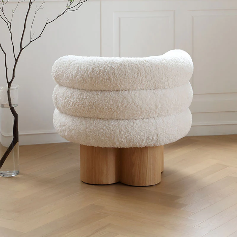 Enid Armchair, White Armchair - Image 4