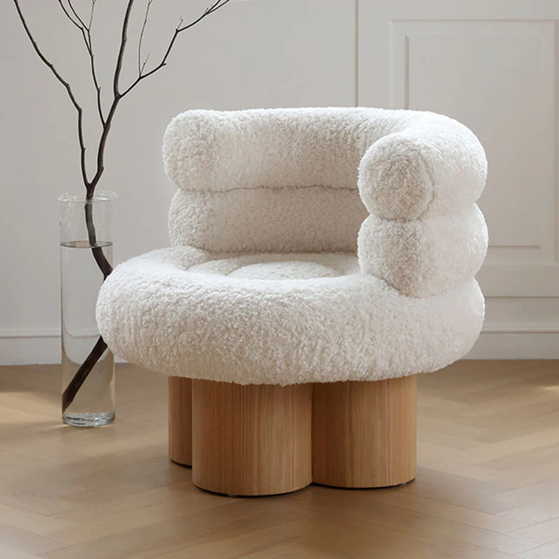 Enid Armchair, White Armchair - Image 5