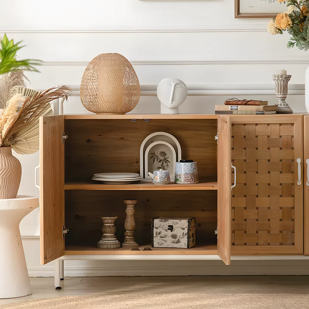 Eris Wooden Sideboard, Solid Wood - Image 3