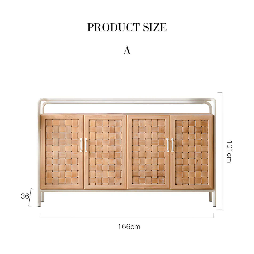 Eris Wooden Sideboard, Solid Wood - Image 6
