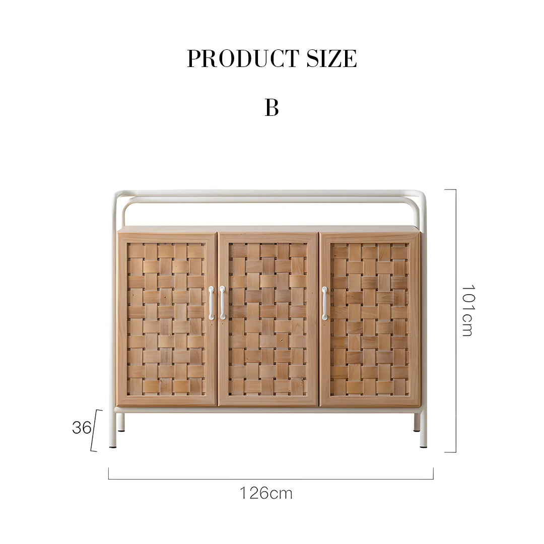 Eris Wooden Sideboard, Solid Wood - Image 7