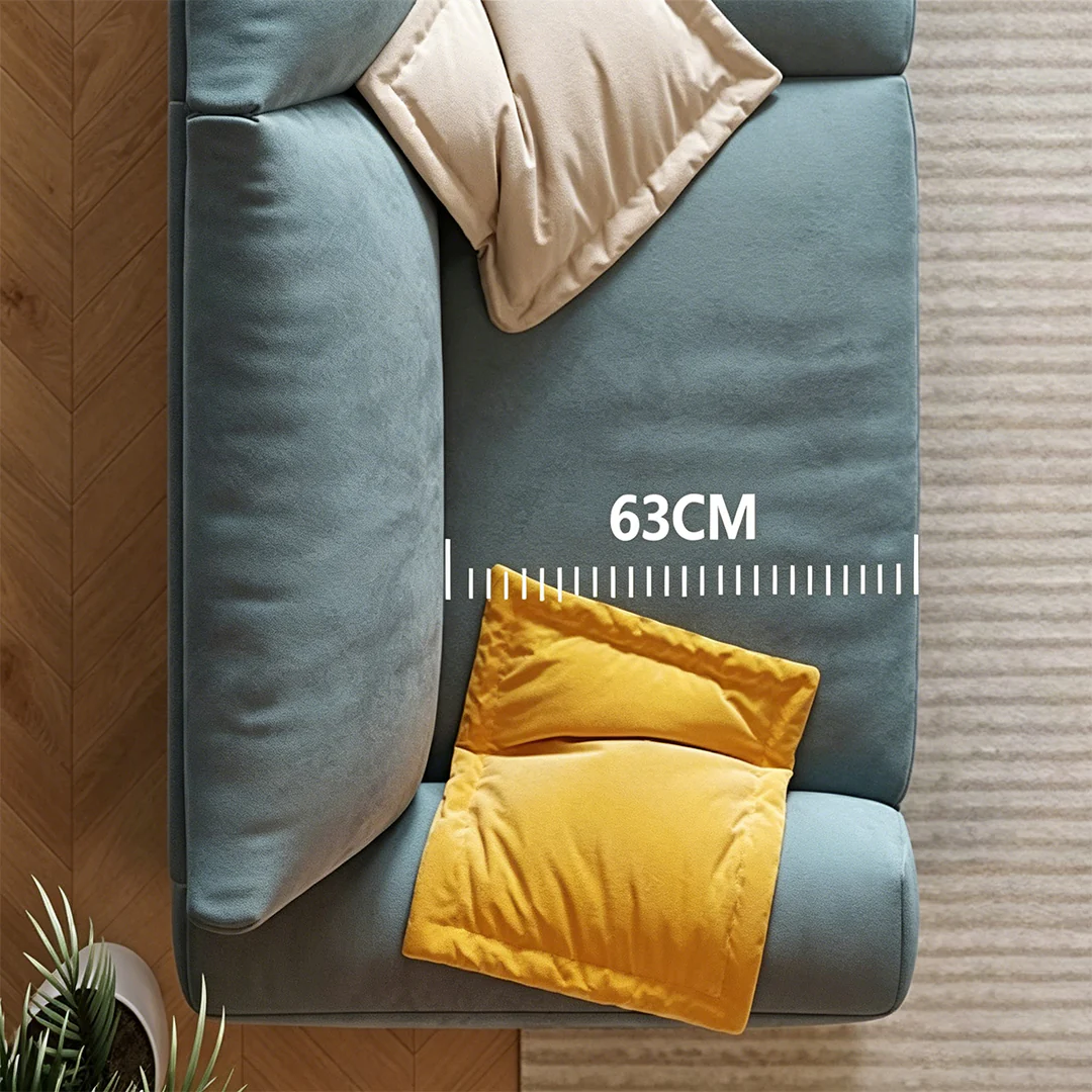 Ethan Knole Two Seater, Three Seater, Four Seater Sofa, Velvet - Image 11