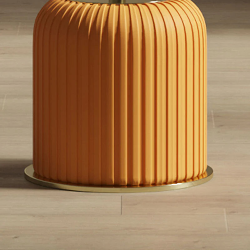 Ethel Side Table, Stainless Steel & Leather - Image 5