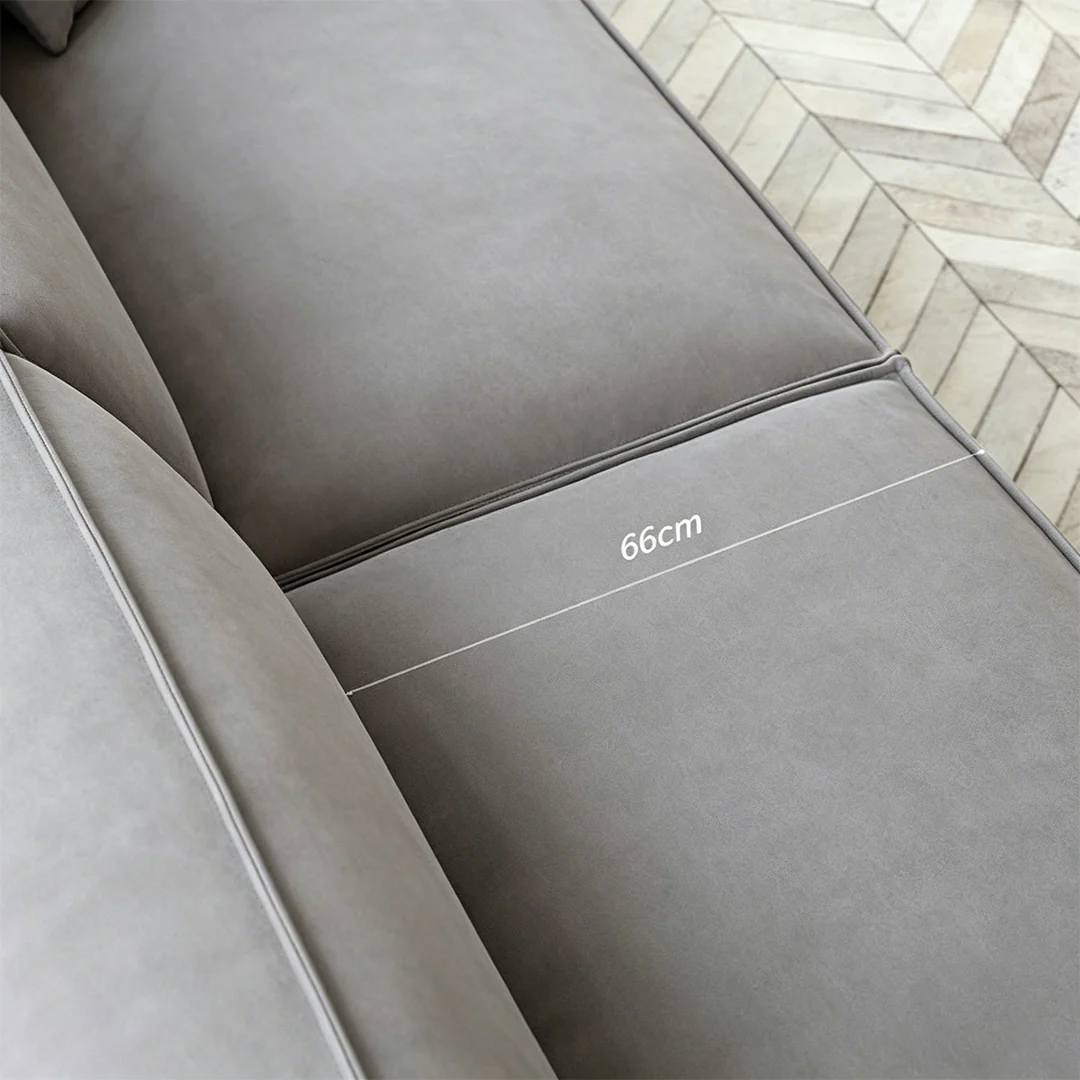 Fanny Two Seater, Three Seater, Four Seater Sofa, Suede, Grey - Image 5