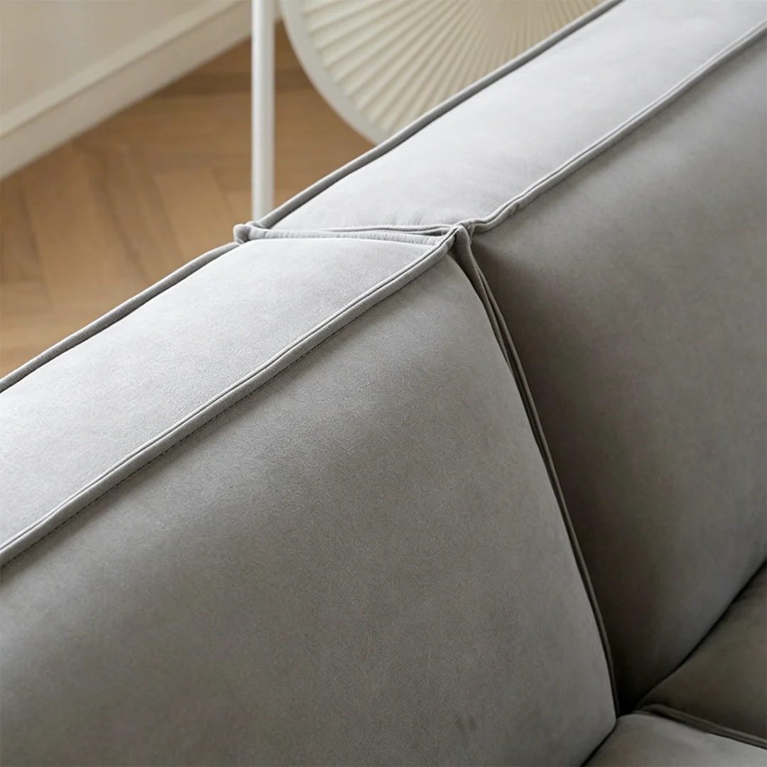 Fanny Two Seater, Three Seater, Four Seater Sofa, Suede, Grey - Image 6