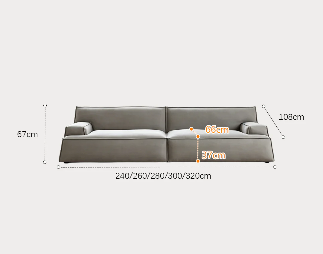Fanny Two Seater, Three Seater, Four Seater Sofa, Suede, Grey - Image 8