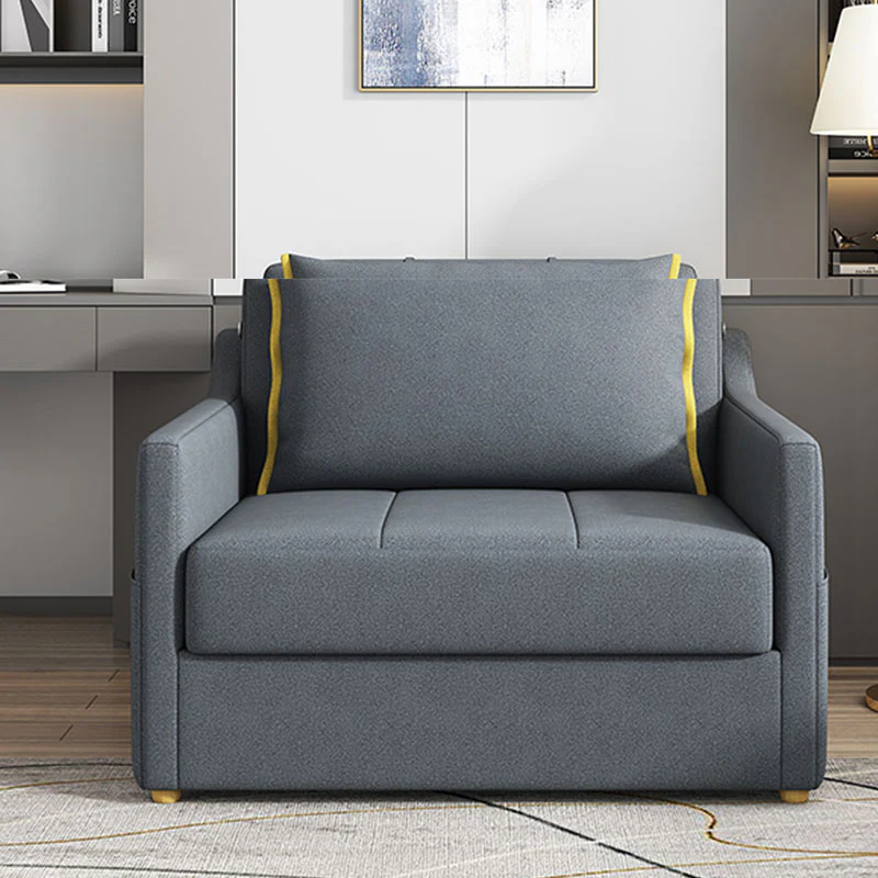 Fido Single Seater Sofa Bed, Dark Grey / 96cm (New/ Clearance) - Image 4