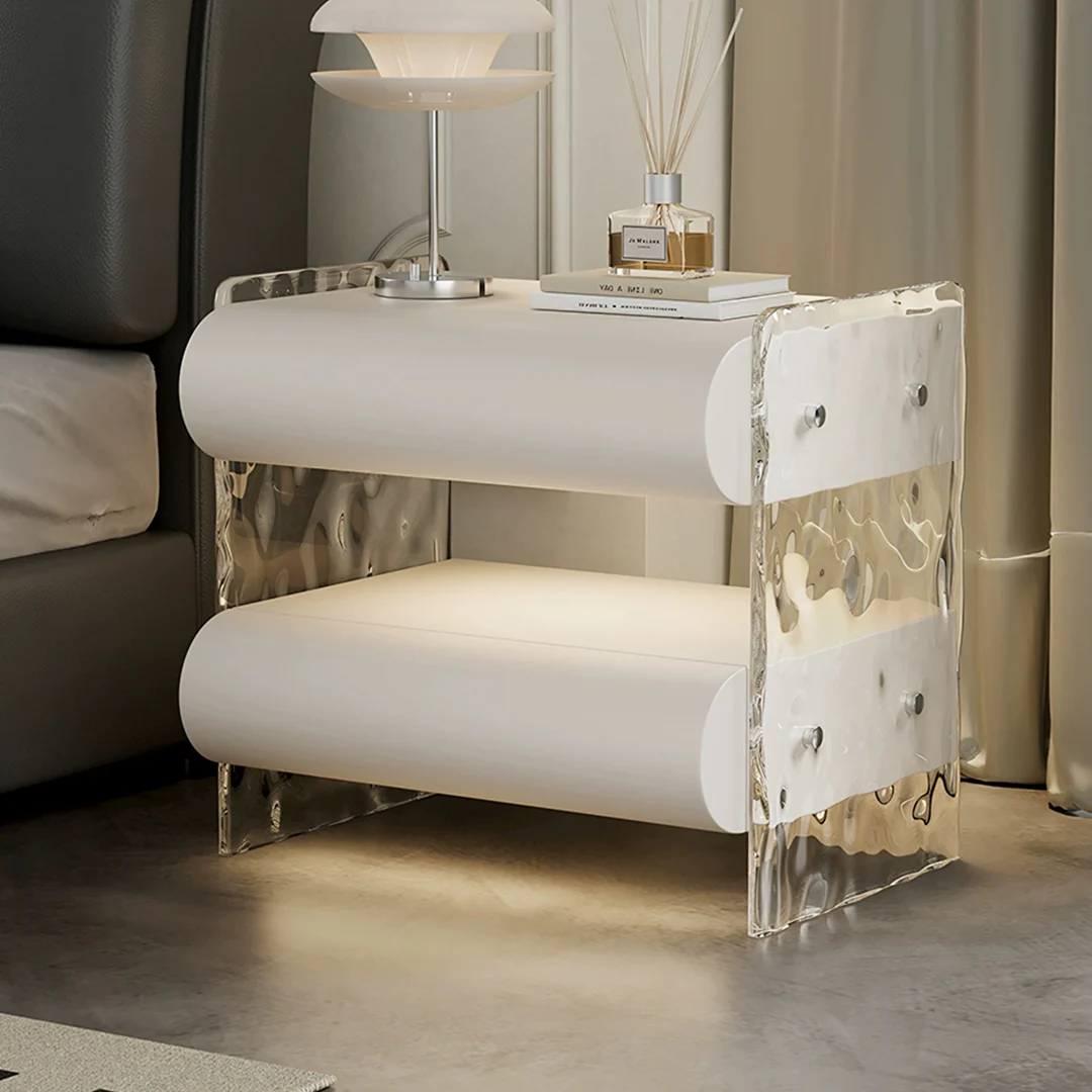 Figueroa Bedside Table With Storage & Light Strip - Image 7
