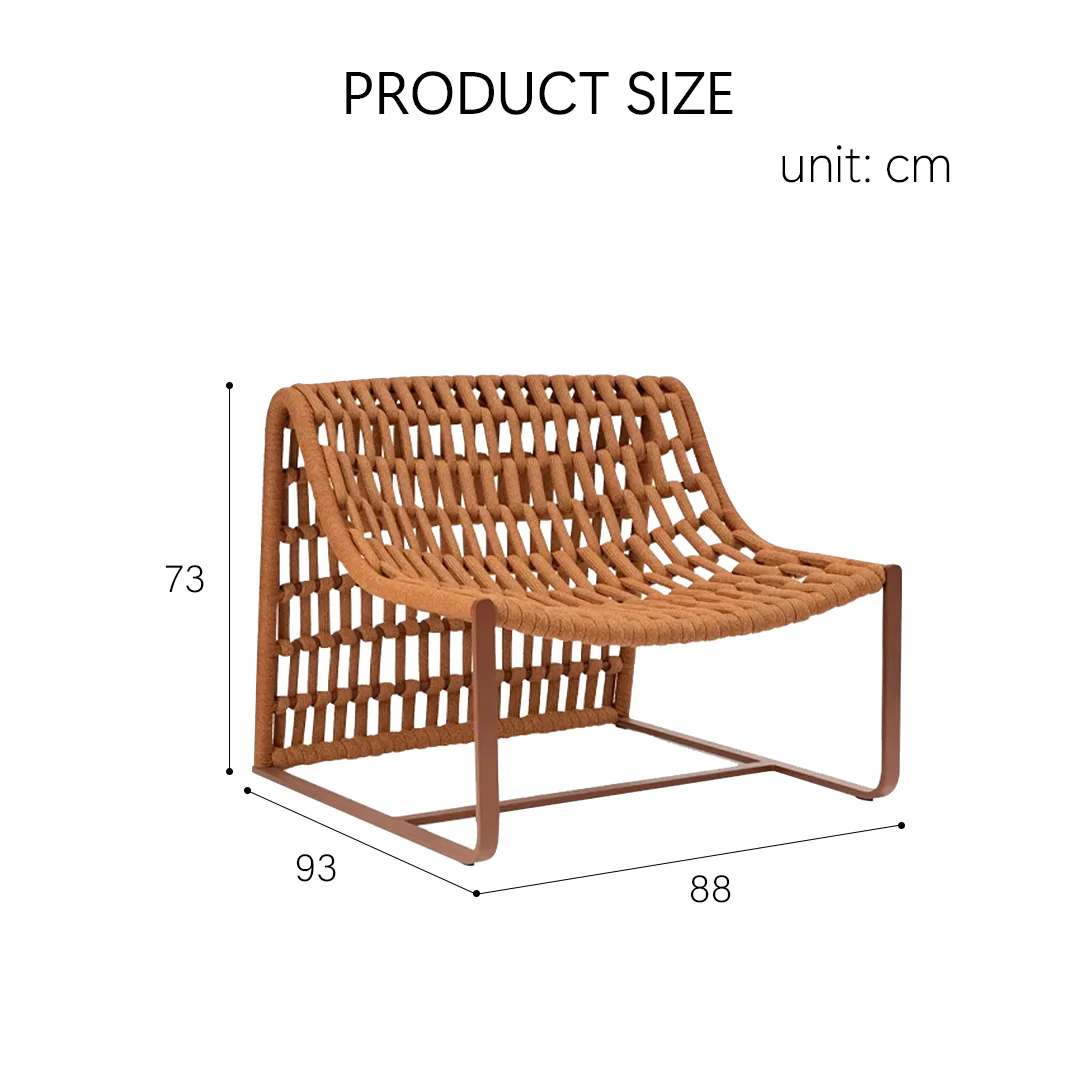 Figueroa Outdoor Lounge Chair With Footstool, Rattan - Image 10