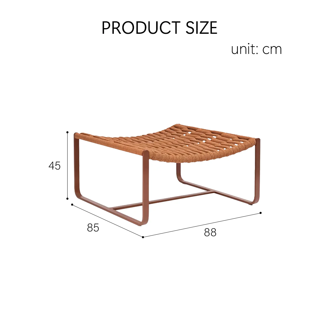 Figueroa Outdoor Lounge Chair With Footstool, Rattan - Image 11