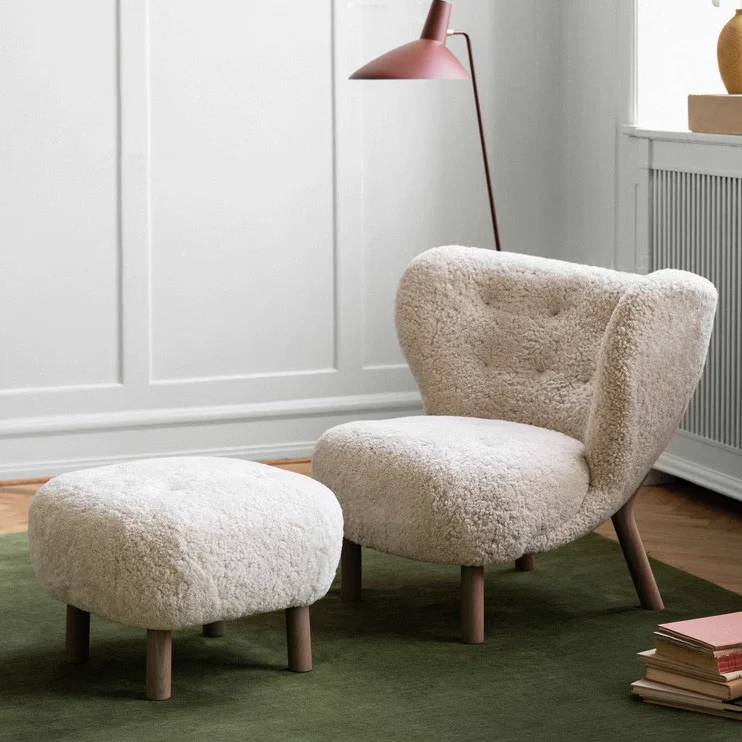 Fitz Lounge Chair, White - Image 2